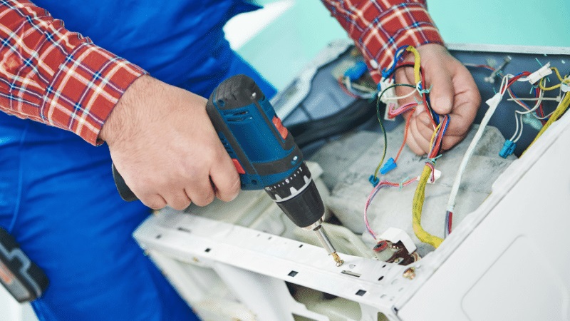 Karapürçek Axen Axen çamaşır makinesi kart tamiri – Su almama arızası orijinal parça ile giderildi. - Teknik servis örneği